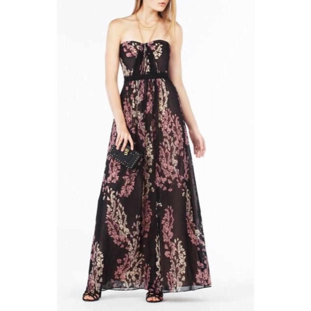 NWT BCBG MaxAzria Amber Strapless Maxi NWT